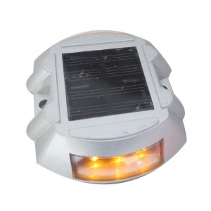 Solar Road Stud IP68 Certification and in White Yellow Red Blue or Green