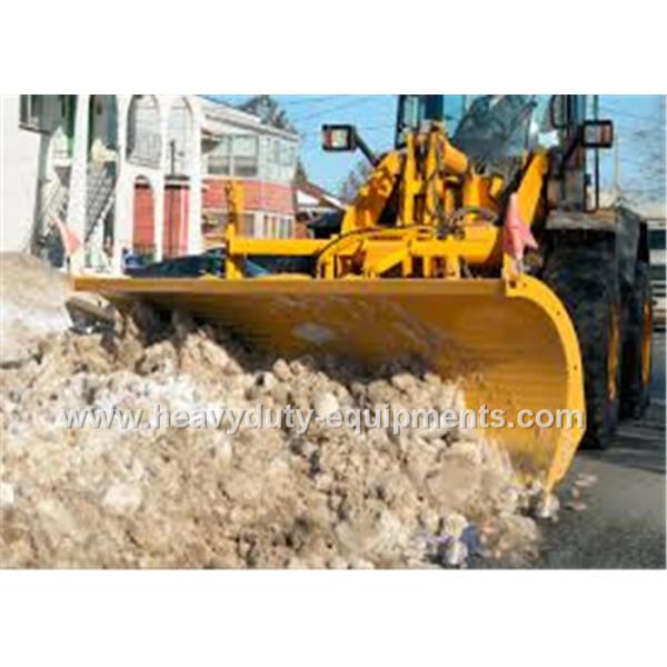 Quality quick coupler snow blade with obstacle avoidance and 12200kg operate weight for sale