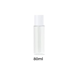 Buy cheap Custom PET Plastic Cosmetic Bottle 80ml with Screw Cap from wholesalers