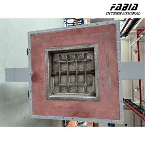 Buy cheap Ultra-High Temperature carbon steel pneumatic butterfly valve pouring valve from wholesalers