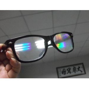 Buy cheap Foldable plastic frame anaglyph 3d fireworks glasses for celebration from wholesalers