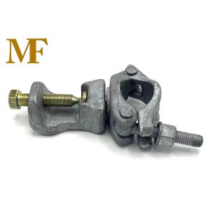 Sheradizing Surface Swivel Girder Coupler Steel Half Double Clamp