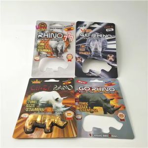 Customized Rhino Glossy Paper Card with Tear Resistance and Recyclable Feature