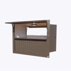 Buy cheap Custom Modern Design Coffee Kiosk 10ft Container Style with Aluminum Alloy Windows and Outdoor Steel Turn-Key Solution from wholesalers