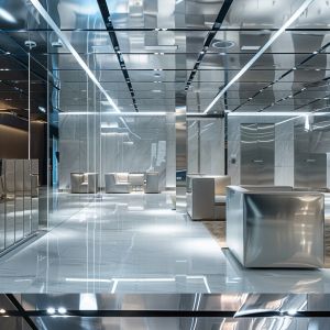 Buy cheap Contemporary Stainless Steel Ceiling Tiles With Fire Resistance from wholesalers