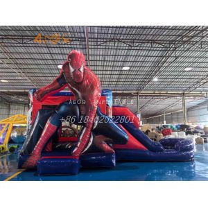 Buy cheap Inflatable Spider Man Castle Combo Commercial Inflatable Bouncy Jumping Castle from wholesalers