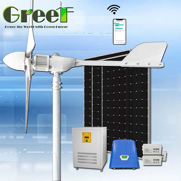 Buy cheap Complete Off Grid Horizontal Axis Wind Generator 5KW 10KW 12m/s from wholesalers