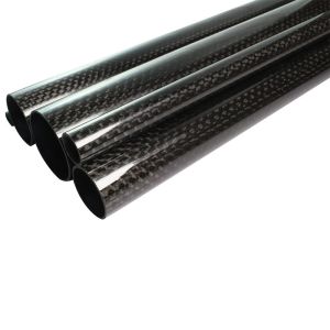 Buy cheap Matt Painted Carbon Fibre Tubes Wound Plain Weave 3K from wholesalers