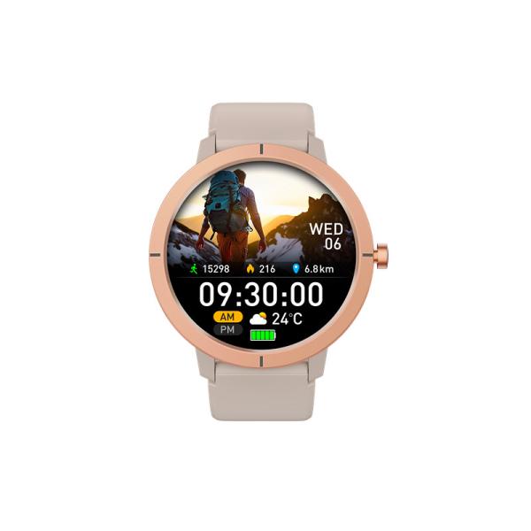Quality Woman Man Smart Watch 5ATM Waterproof GPS Built-in Dual-band GNSS Bluetooth Gold And Bluetooth Equipped for sale