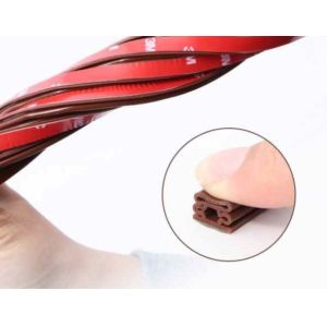 Eco Friendly Durable Foam Weather Stripping Adhesive Backed Rubber Strips
