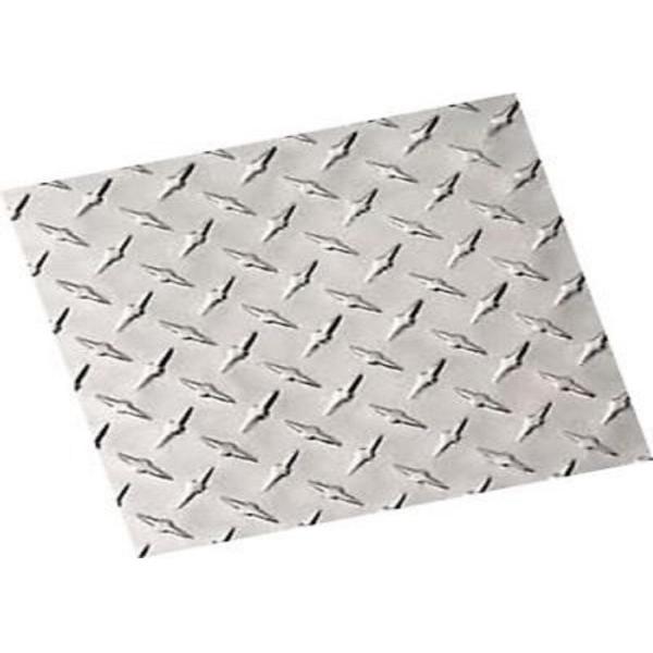 30mm To 2300mm Aluminium Checker Plate With Slit Edge Checkered / Chequered