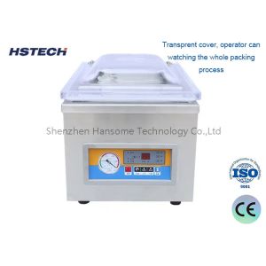 Buy cheap Efficient Double Sealing Chamber Vacuum Machine with Transparent Cover from wholesalers