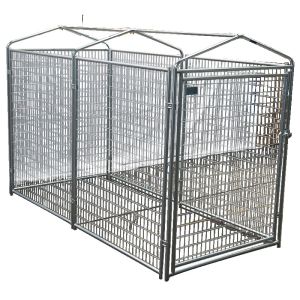 Buy cheap Galvanized Outdoor Heavy Duty Dog Kennel Large Removable Tray from wholesalers