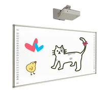 Quality Pen Writing Type IR Interactive Whiteboard with Nano or Ceramic Board Surface and Infrared Touch Technology for sale