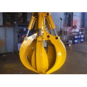 Buy cheap Rotating 2T Excavator Hydraulic Orange Peel Grab Bucket from wholesalers