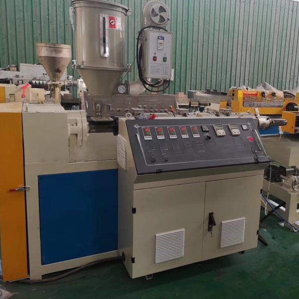 Quality High Automation 20-63mm PE PVC Single Wall Corrugated Pipe Line with Pipe Extruder for sale