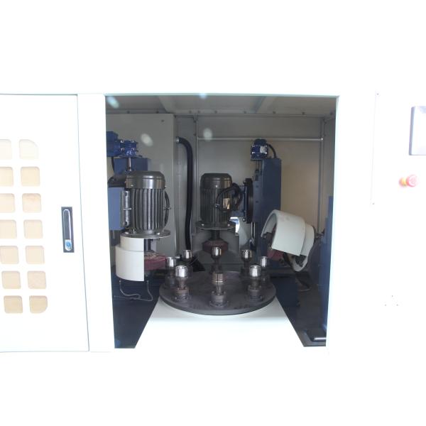 Automatic Polishing Buffing Machine 3 Grinding Head Rotary Table Outer 440V