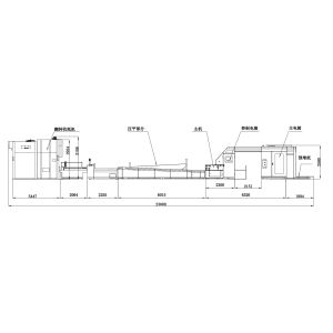 38KW 380V Automatic Flute Laminating Machine With Stacker