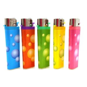 7.7*2.37*1.2 CM Flint Wheel Cigarette Lighter with Electronic Functionality