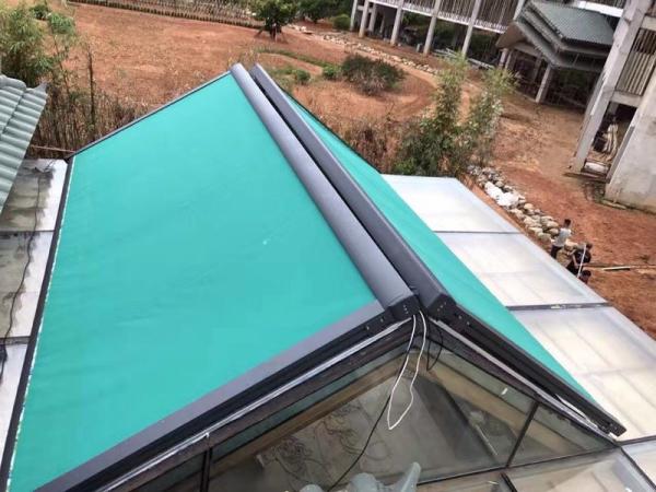 Quality Full Cassette Retractable Roof Awning Conservatory Retractable Arm Awning for sale