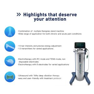 Ultrasound EMS Shock Wave ESWT Erectile Dysfunction Physical Pain Relief Focused