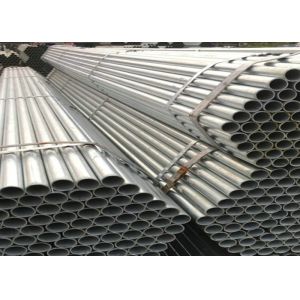 ASTM A671 Gr.CC65 Hot Dip Galvanized Tube ERW Certificate Plain / Threaded End