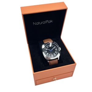 Buy cheap Luxury Wrist Watch Packaging Boxes With Drawer / Gold Button from wholesalers