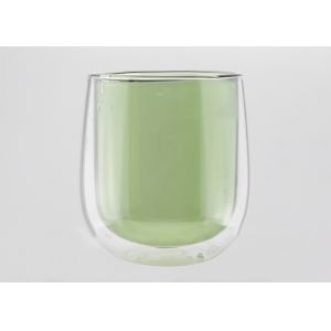 Buy cheap Home / Hotal Strong Double Wall Coffee Cups Drinking Glasses With Handle from wholesalers