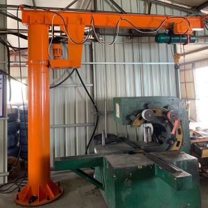 Buy cheap Light Type Workshop  Floor Mounted Free-Standing Pillar Portable Jib Crane from wholesalers