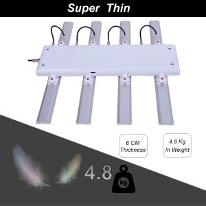 1.8μMol/J 160W LED Grow Light Bar Set For Indoor Growing Cannabis B4-6