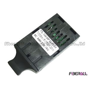 Buy cheap 84Mbps TTL 1x9 DIP SC Dual Fiber Optic Transceiver 5V Power Supply from wholesalers