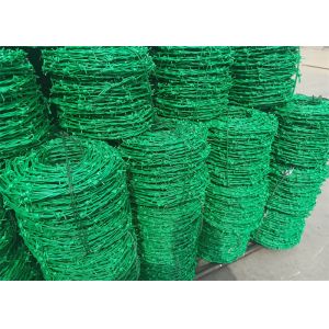 Traditional Double Twist Barbed Wire Galvanized Steel Material Protection