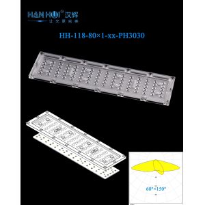 Buy cheap 80 In 1 295×80mm 3030 LED Lens 60150 Degree Available Glare-Free Lighting High Efficiency For Flood Lighting from wholesalers