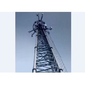 Buy cheap Outside Microwave Communication Tower Strong Steel Structure Tower from wholesalers