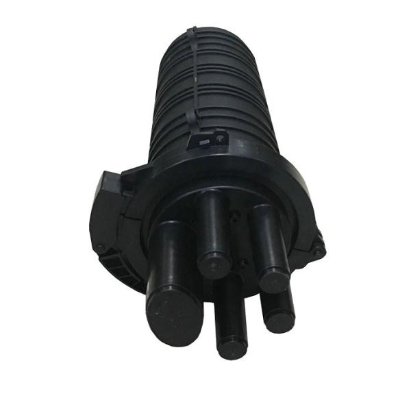 Shrinkable Sealing 24f Fiber Splice Closure FTTB Aerial Hanged