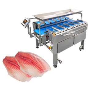 Buy cheap Meat Delta Robot Automatic Loading Belt Multihead Weigher Weighing System from wholesalers