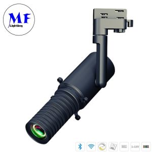 Buy cheap Advanced 20W LED Shapeable Track Light with Multi-layer Dry Damping Design and 20-36° Beam Angle Zoomable from wholesalers