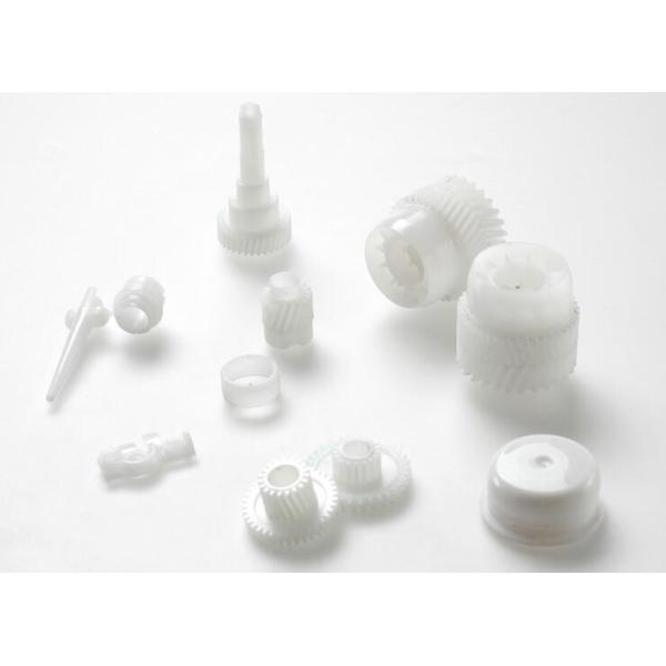 Medical White Plastic Injection Parts Gear Micro ABS Various Size Corrosion
