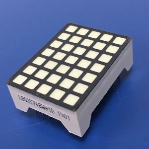 Square 5x7 Dot Matrix LED Display Ultra White Row Anode Column Cathode For Lift