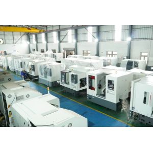 Buy cheap Metal Industrial Double Spindle Cnc Turning Machine FANUC Control System from wholesalers