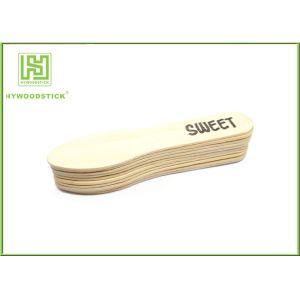Buy cheap Sterile Large Paddle Pop Sticks , 93mm Wood Skill Sticks Hot Stamp Logo from wholesalers