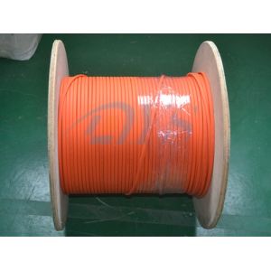 Buy cheap Orange Duplex Flat Fiber Optic Cable , Indoor 62.5 / 125um Fiber Optic Patch Cord from wholesalers