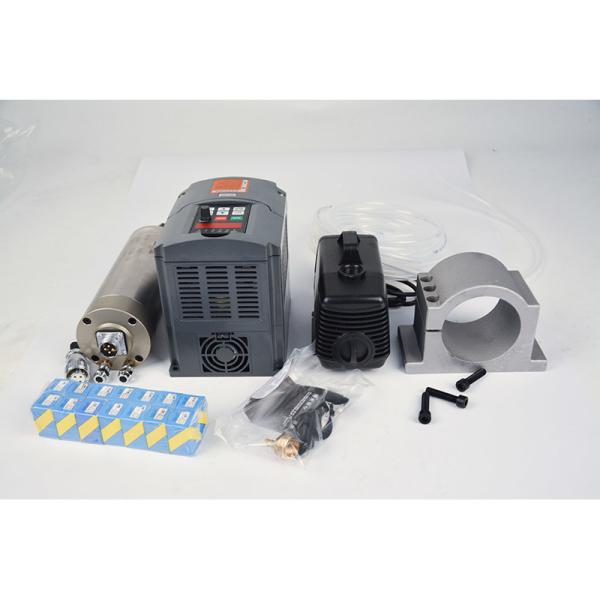 Buy cheap Water Cooled Spindle Motor ER20 24000rpm with 2.2KW VFD Inverter 80mm Clamp from wholesalers