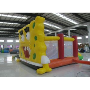 Buy cheap Inflatable Spongebob Moonwalk Toddler Jump House , Bounce House Party 4 X 6 X 3.5m from wholesalers