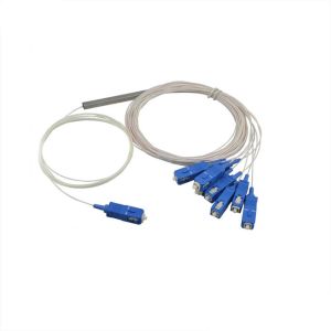 Buy cheap 1 X 8 SC PC Fiber Optic Cable Splitter , FBT Optical Cable Coupler FTTH  / CATV from wholesalers