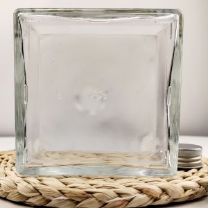 Buy cheap Glass Cube Shape Transparent Clear Empty Thicken Wall Liquor Wine Bottle with Material from wholesalers