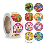 Custom Sticker Labels Shape Customization with Heat Resistance Glue and