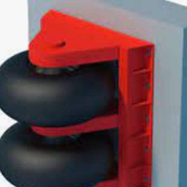 Manufacturers 10t-40t Capacity Corner Dock Gates Rubber Roller Fender