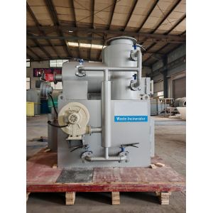 Buy cheap 15kg-10t Per Batch Capacity Hospital Waste Incinerator with Double Wall Refractory Lined and 1 Year Warranty from wholesalers