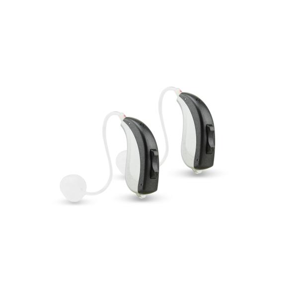 Quality Gray Over The Counter Hearing Aids For Severe Hearing Loss App Control Rechargeable Hearing Amplifiers for sale